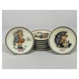 Goebel Hummel Vintage Decorative Plates / 10 pc