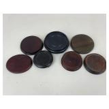 Wooden Pedestals/ 7 pc