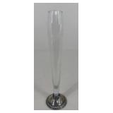 Vintage Duchin Creation Crystal Sterling Bud Vase