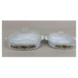 Vintage Corningware "Spice Of Life" Casserole Pans
