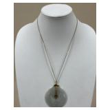 14k Gold & Stone Necklace