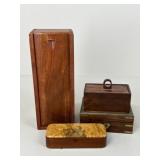 Wooden Storage Boxes / 4 pc