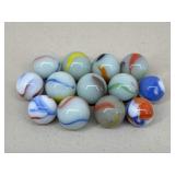 Vintage Magnesium Marbles|13 pc
