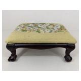 Needlepoint Foot Stool
