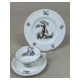 Royal Worcester "Watteau" Dish Set