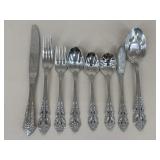 Wallace "Antique Baroque" Flatware|61 pc