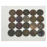 Indian Head Pennies / 20 pc