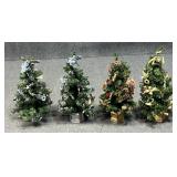 Lighted Mini Christmas Trees