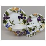 Tabletops Gallery "Fruit Orchard" Dish Set|14 pc