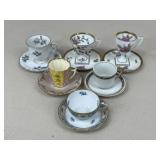 Tea Cups & Saucers / 6 pc