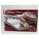 Fitz & Floyd Holiday Solstice Serving Set