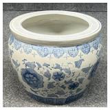 Blue & White Planter