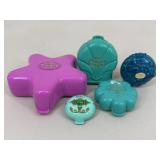 Vintage Polly Pocket Compacts|5 pc