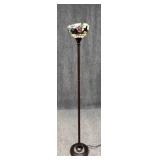 Floor Lamp w / Stained Glass Shade