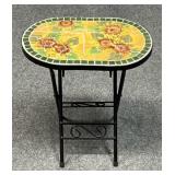Mosaic Top Patio Table