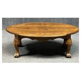 Coffee Table w/ Claw & Ball Feet