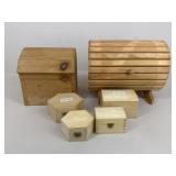 Wood Chests & Keepsake Boxes|6 pc