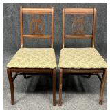 Lyre Back Dining Chairs