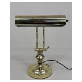 Brass-Tone Adjustable Bankerï¿½s Lamp