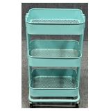 IKEA Three Tier Metal Rolling Cart