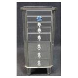 Mirrored Jewelry Armoire