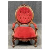 Victorian Style Parlor Arm Chair