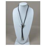 Bolo Tie w/ Metal Skull Slide