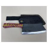 Custom Cleaver W/ Sheath