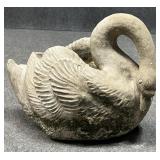 Concrete Swan Planter
