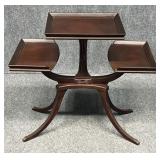 Mersman Tables Multi - Tiered Mahogany Table