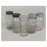 Vintage Ball/Kerr/Mason Jars / 5 pc