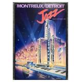 Montreaux/Detroit 1983 Jazz Event Poster