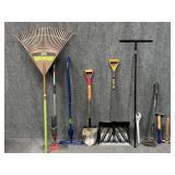 Shovel, Hammer, Axe, Wrench, Rake +