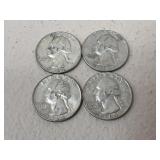 1964 Quarters / 4 pc
