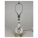 Vintage Hand Painted Porcelain Lamp