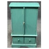 Rustic Painted Wood Cabinet