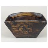 Vintage Wooden Rice Container