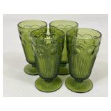 Bartlett-Collins Footed Iced Tea Glasses / 4 pc