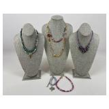 Costume / Fashion Necklaces / 7 pc