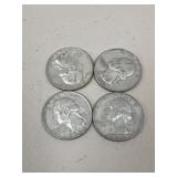 1964 Quarters / 4 pc
