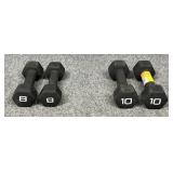 CAP 8 & 10 lbs Weight Sets