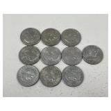 1979 Susan B. Anthony Dollar Coins - 10pc