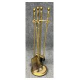 Brass Fire Place Tool Set