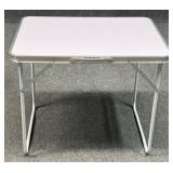 Folding Metal Side Table