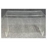 Acrylic Waterfall Style Sofa Table