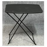 Adjustable Height Folding Table