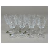 Waterford 'Ashling' White Wine Glasses / 8 pc