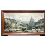 'Owens Valley' Print on Board by Robert Wood