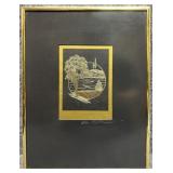 Gwen Frostic Gold Foil Print