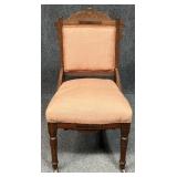 Carved Wood Accent Chair